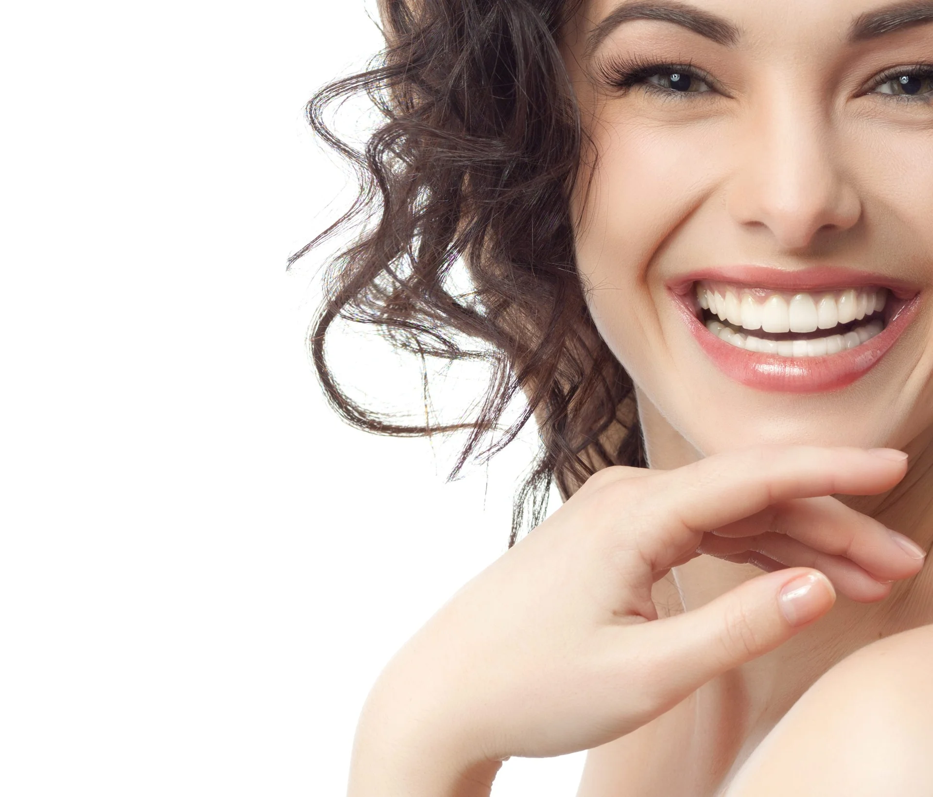 Woman with calm, even-toned skin